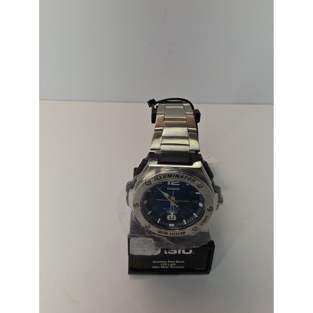 Casio MWA100HD-2AV,  Men's Stainless Steel Band, 100 Meter WR, Illuminator, NEW